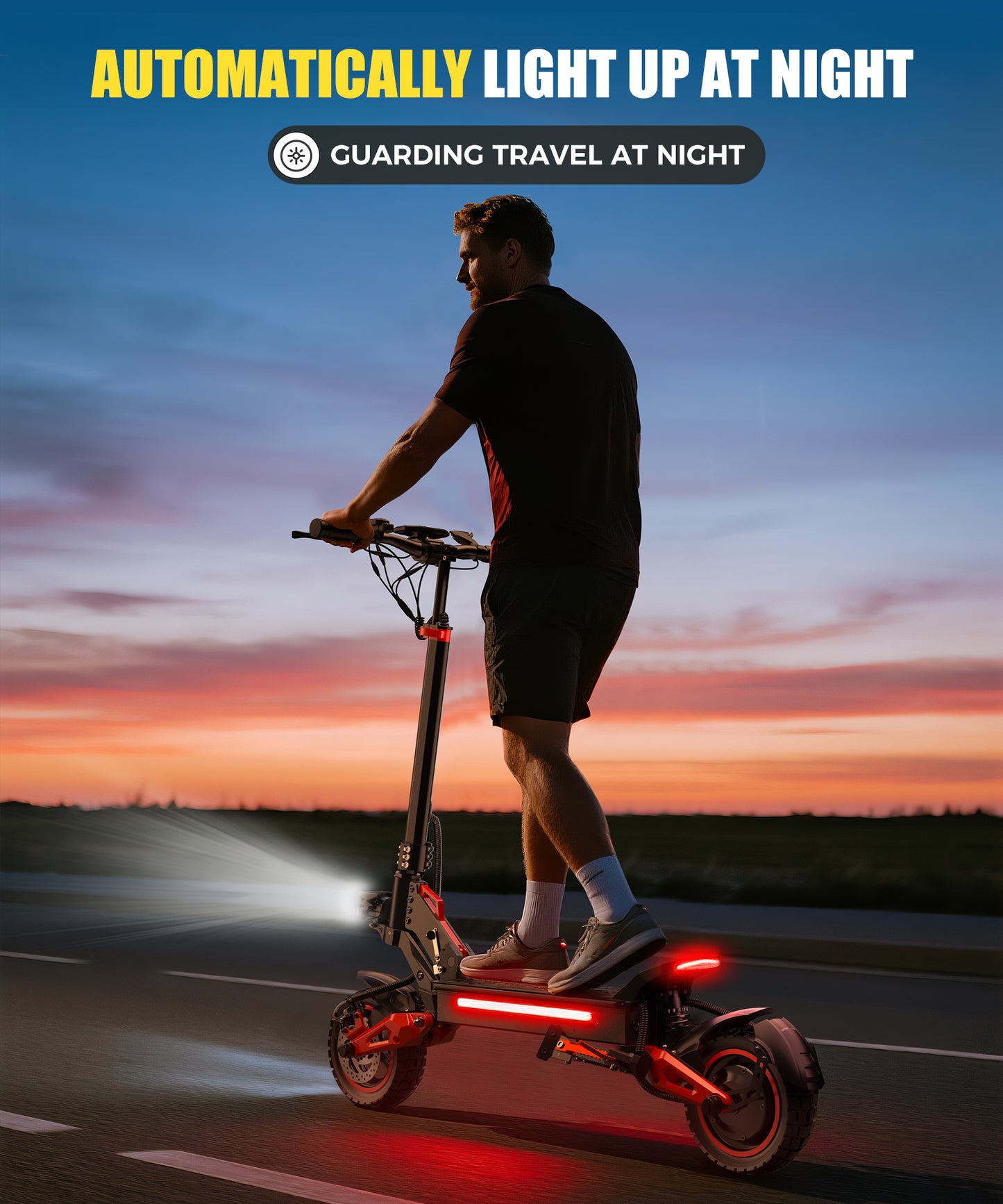 🚀 Trottinette Électrique Tout-Terrain 1600W – Autonomie 50 km