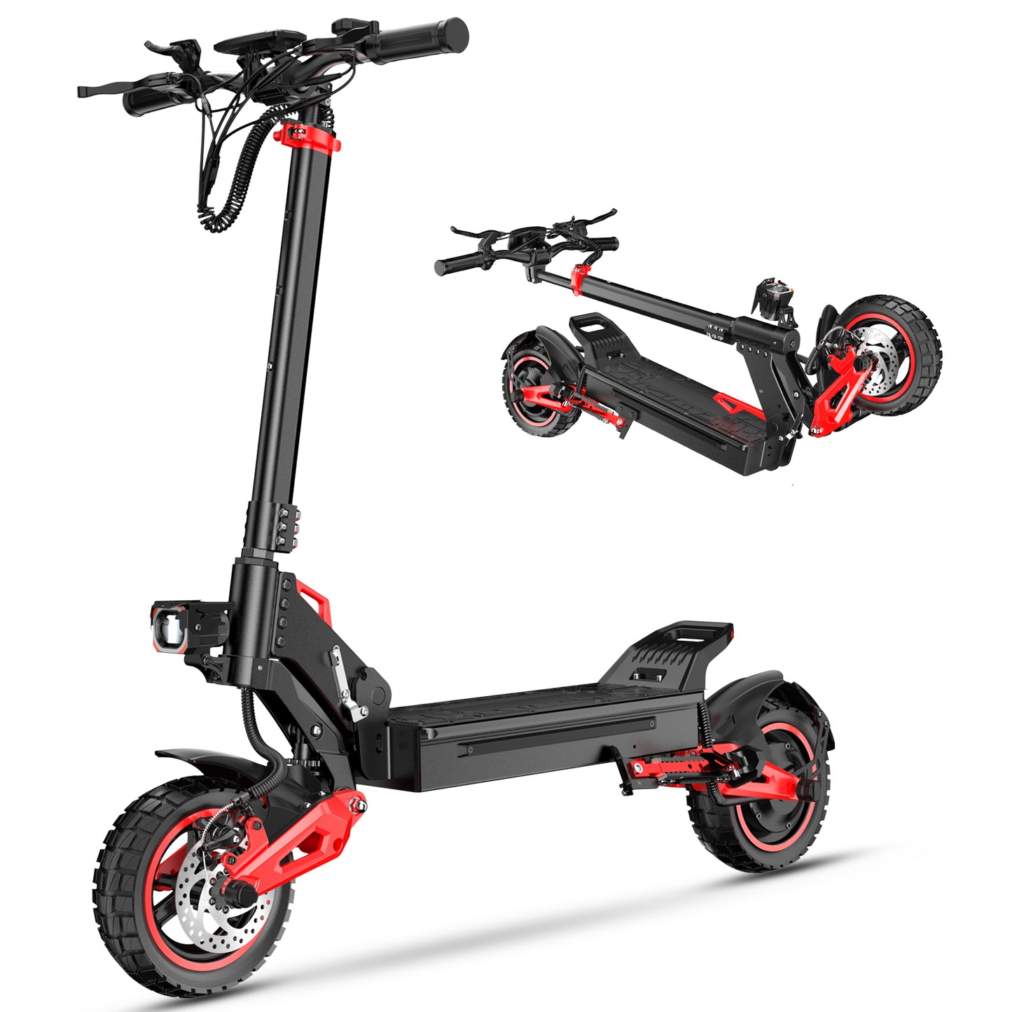 🚀 Trottinette Électrique Tout-Terrain 1600W – Autonomie 50 km