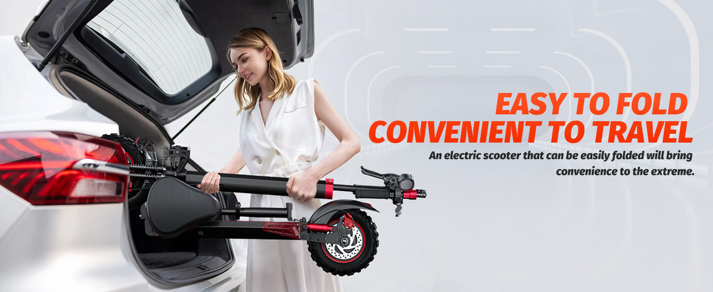 J11 Max Eu US version amélioré 1200W 48V 18AH Scooters électriques pliables avec pneus tout-terrain de 11 pouces 55 km/h